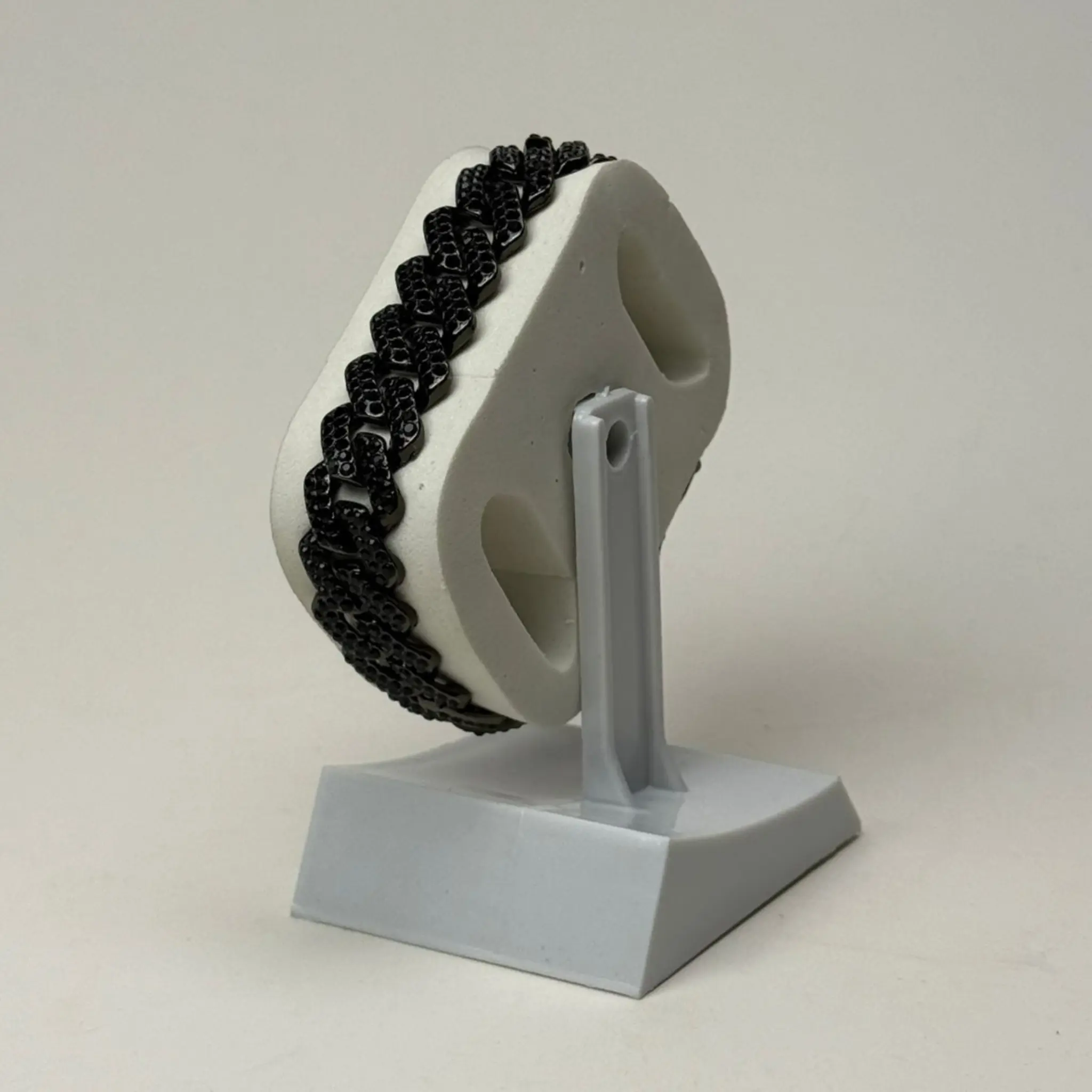 Iced Out black Link Bracelet