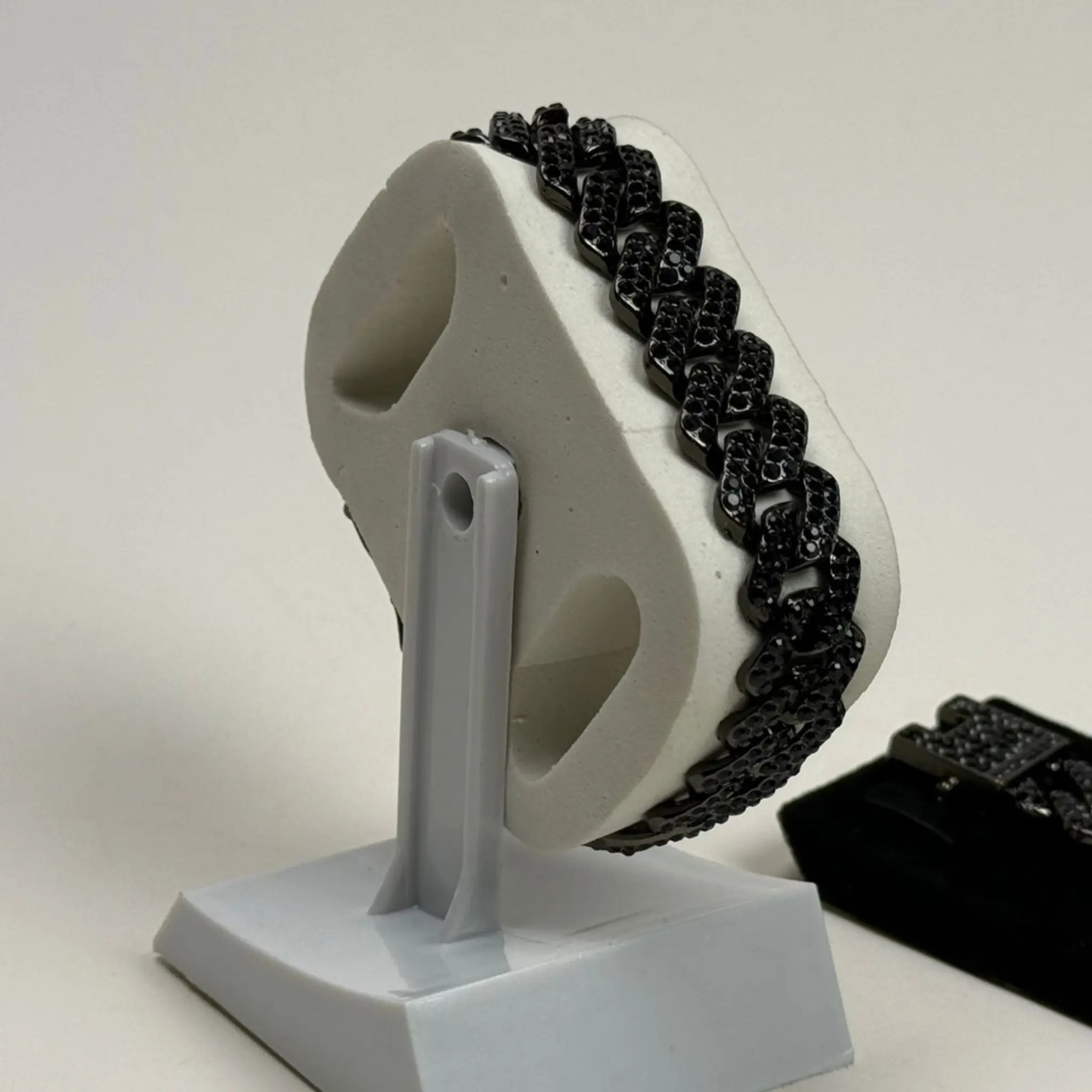 Iced Out black Link Bracelet