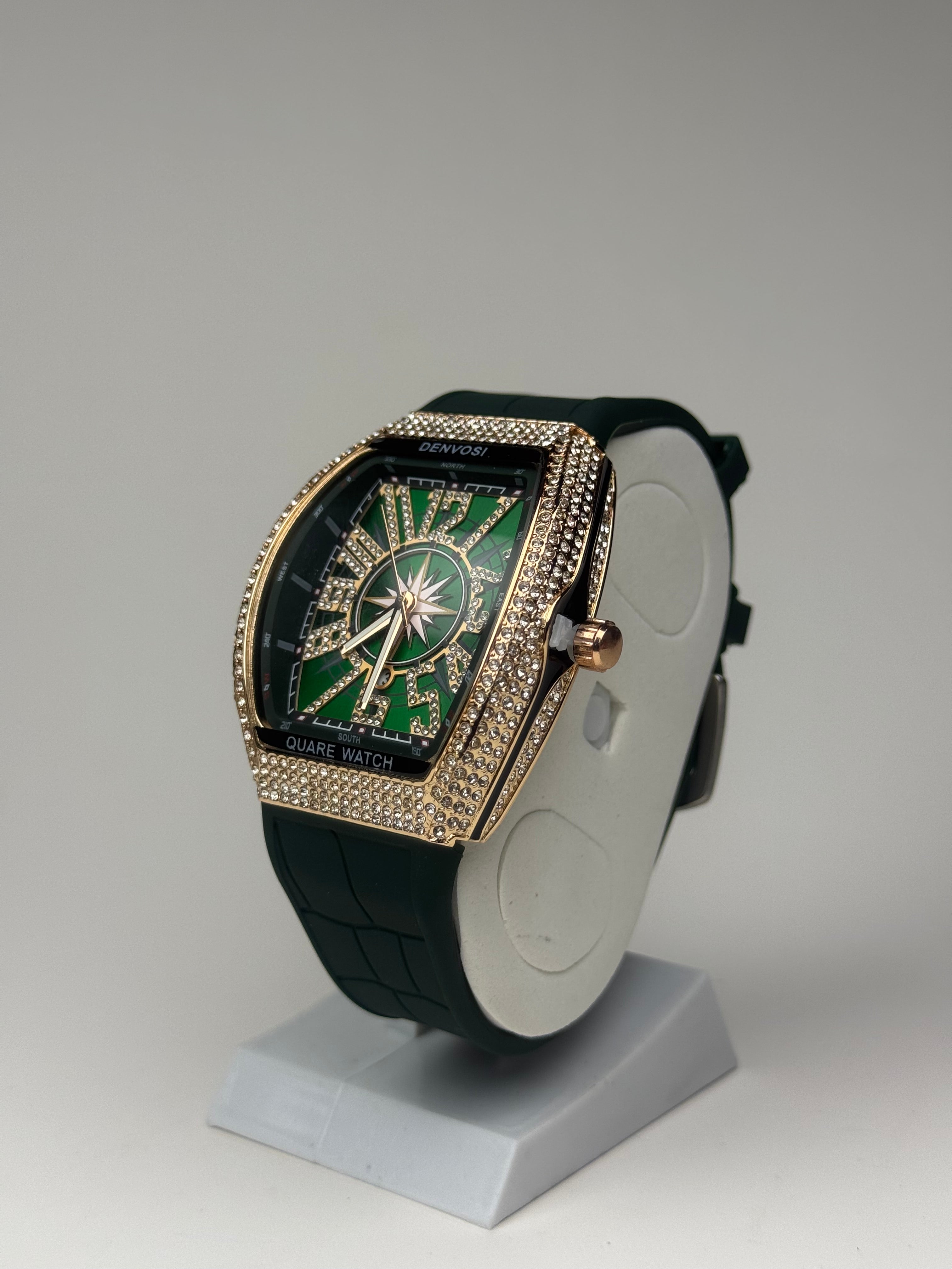Franck Muller Style Vanguard Watch (Crystal / Diamond Style Design) GenVogue