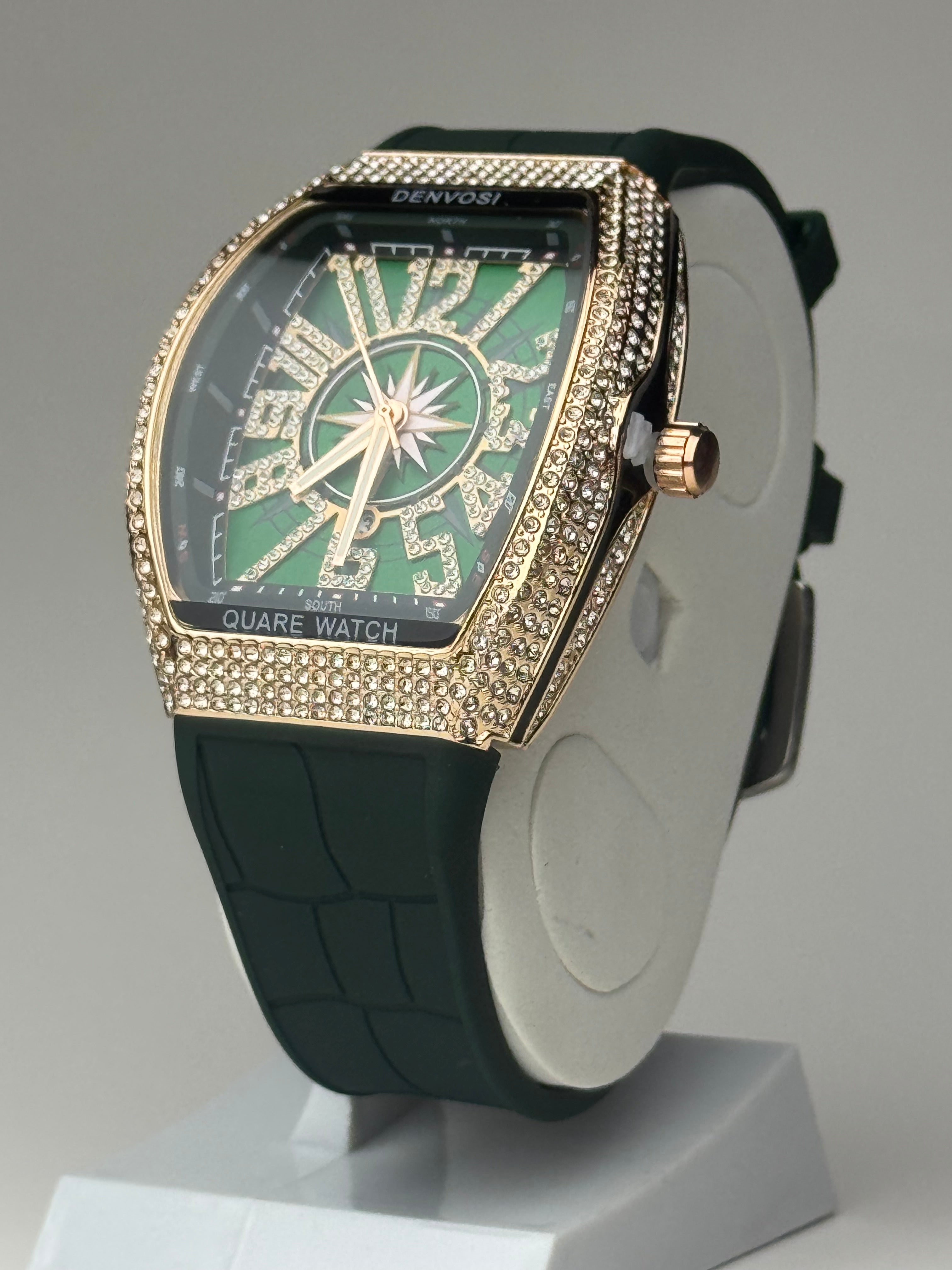Franck Muller Style Vanguard Watch (Crystal / Diamond Style Design) GenVogue