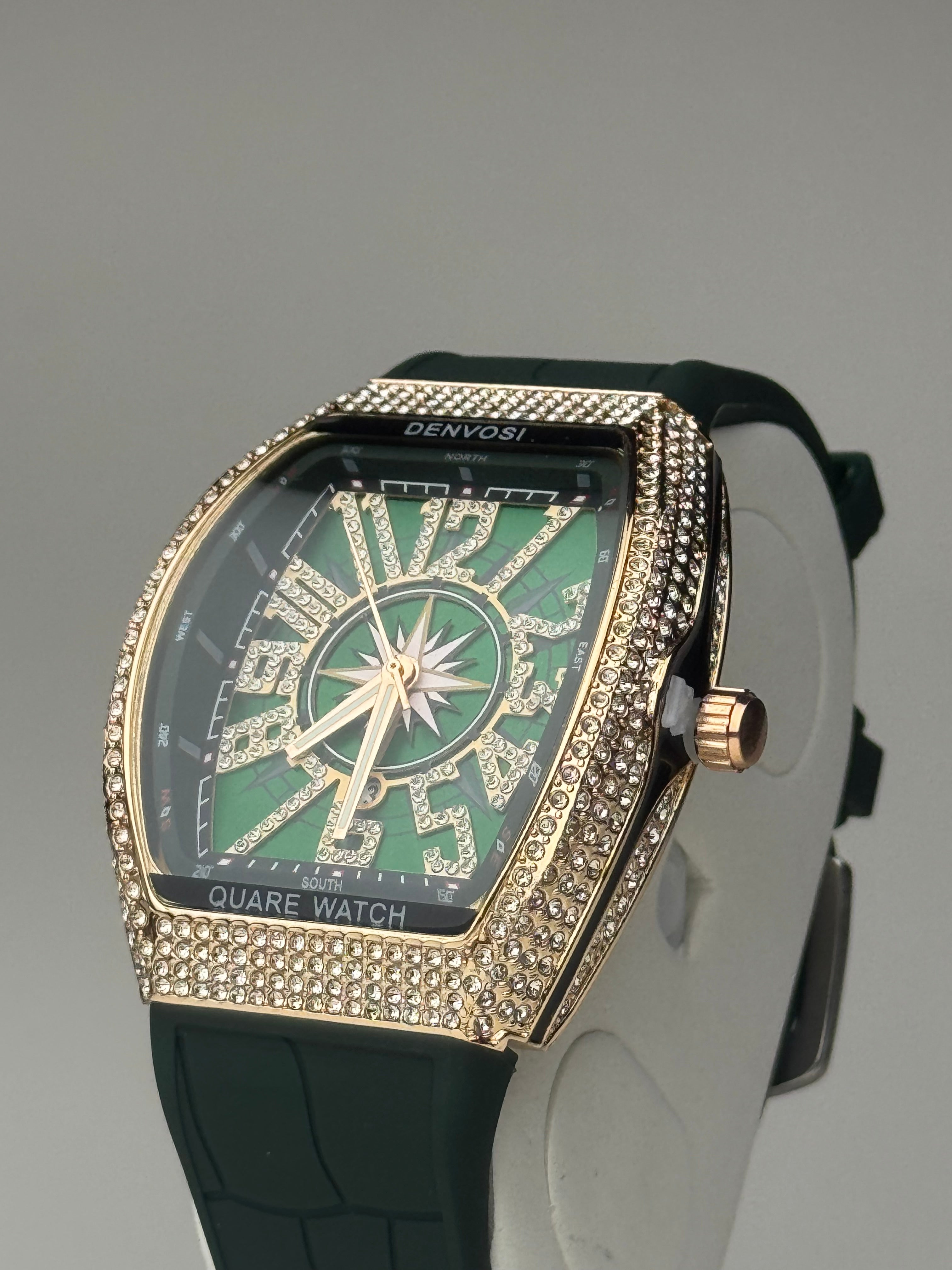 Franck Muller Style Vanguard Watch (Crystal / Diamond Style Design) GenVogue