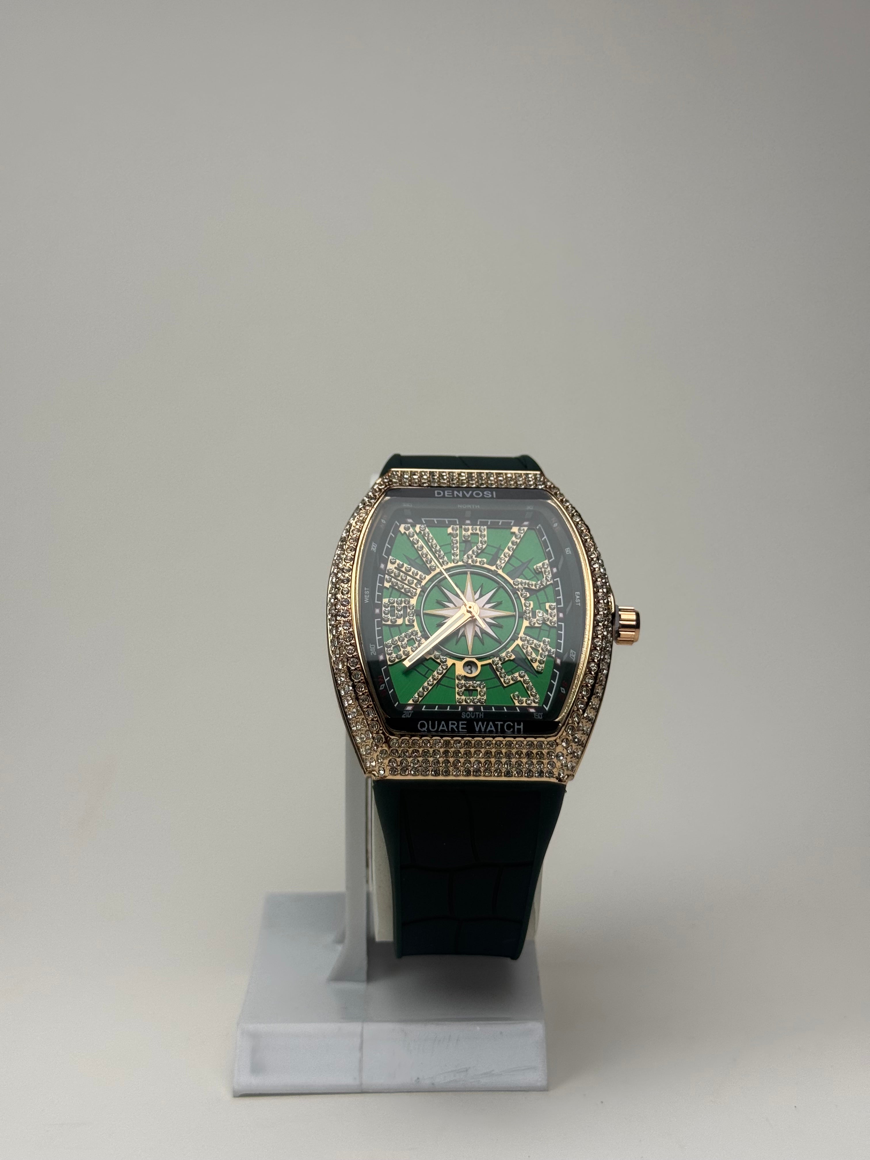 Franck Muller Style Vanguard Watch (Crystal / Diamond Style Design) GenVogue