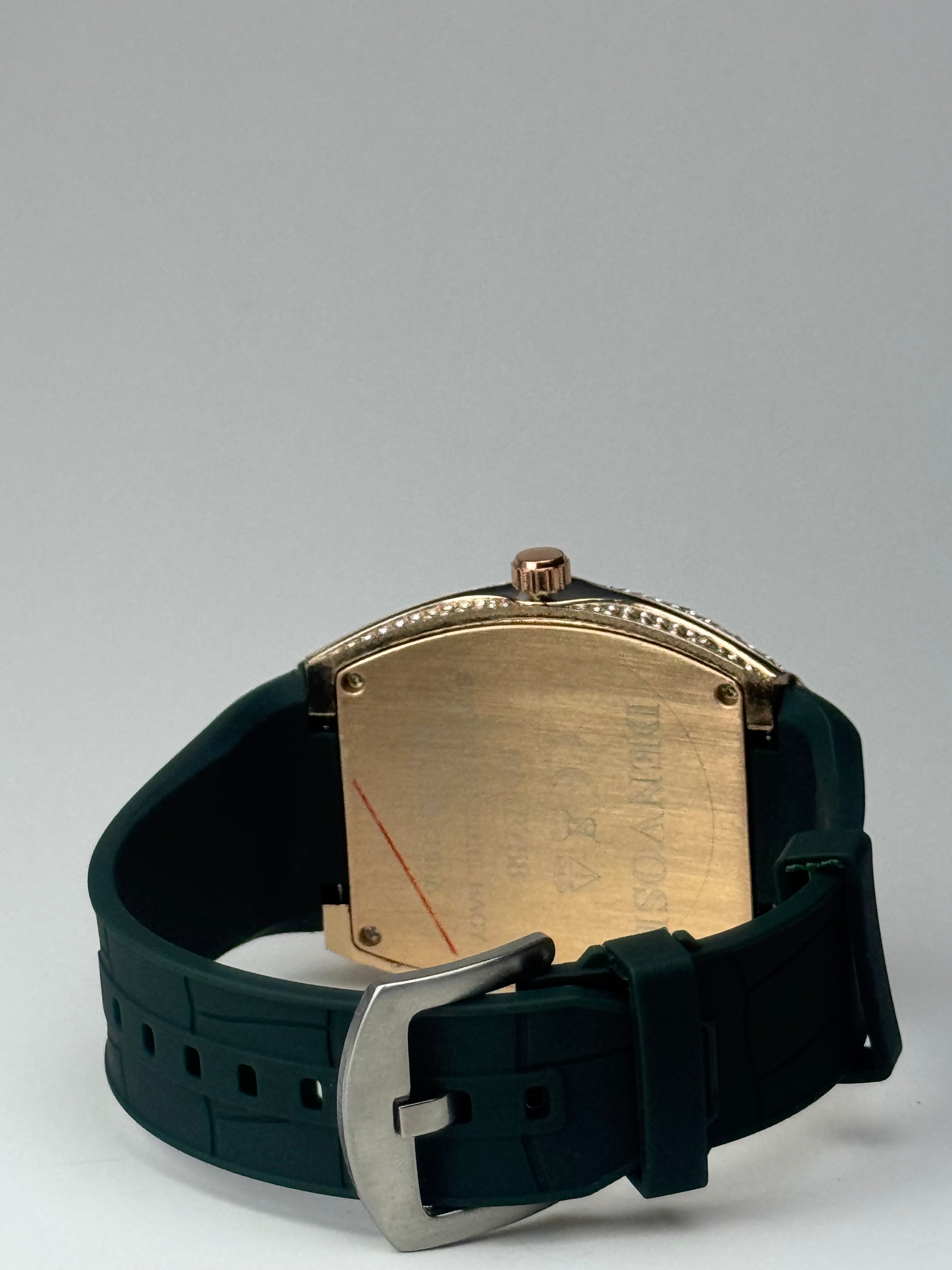 Franck Muller Style Vanguard Watch (Crystal / Diamond Style Design) GenVogue