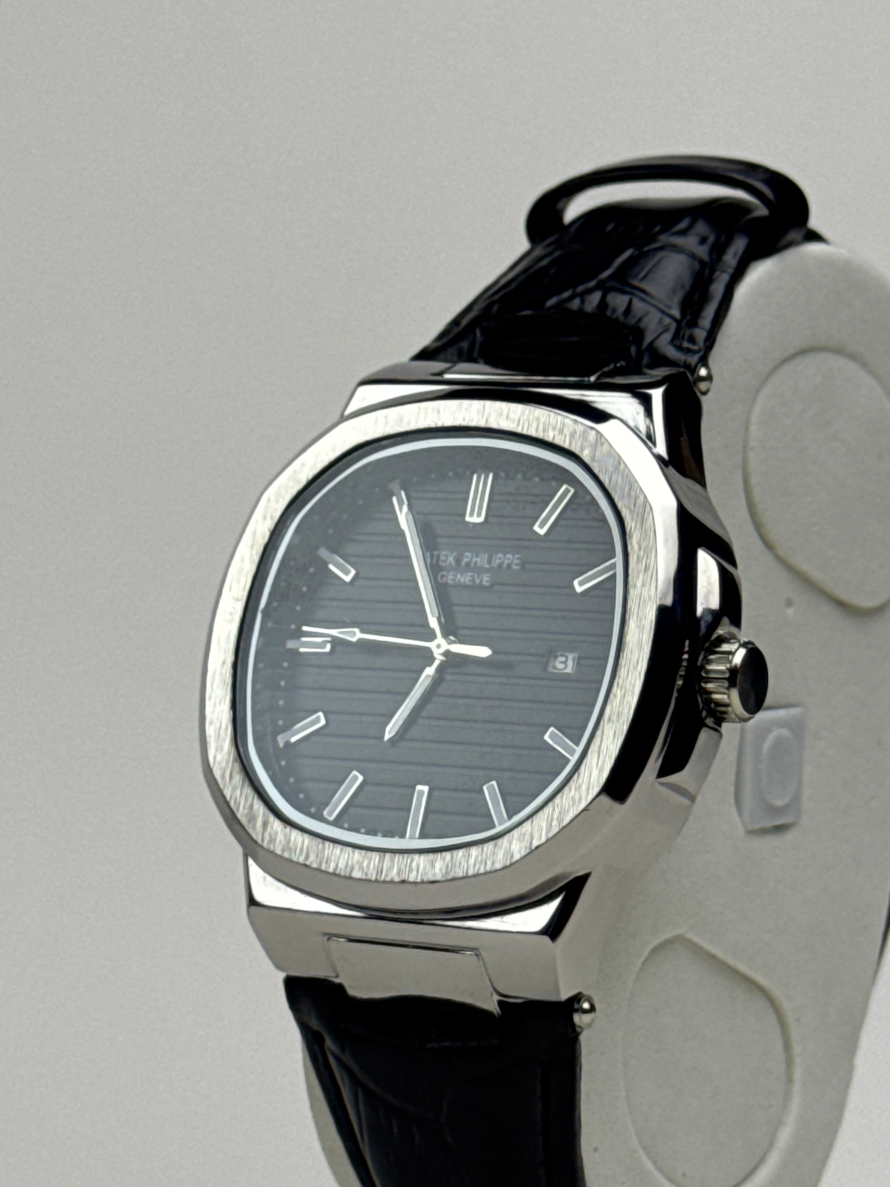 Patek Philippe Nautilus (Black with Silver) GenVogue