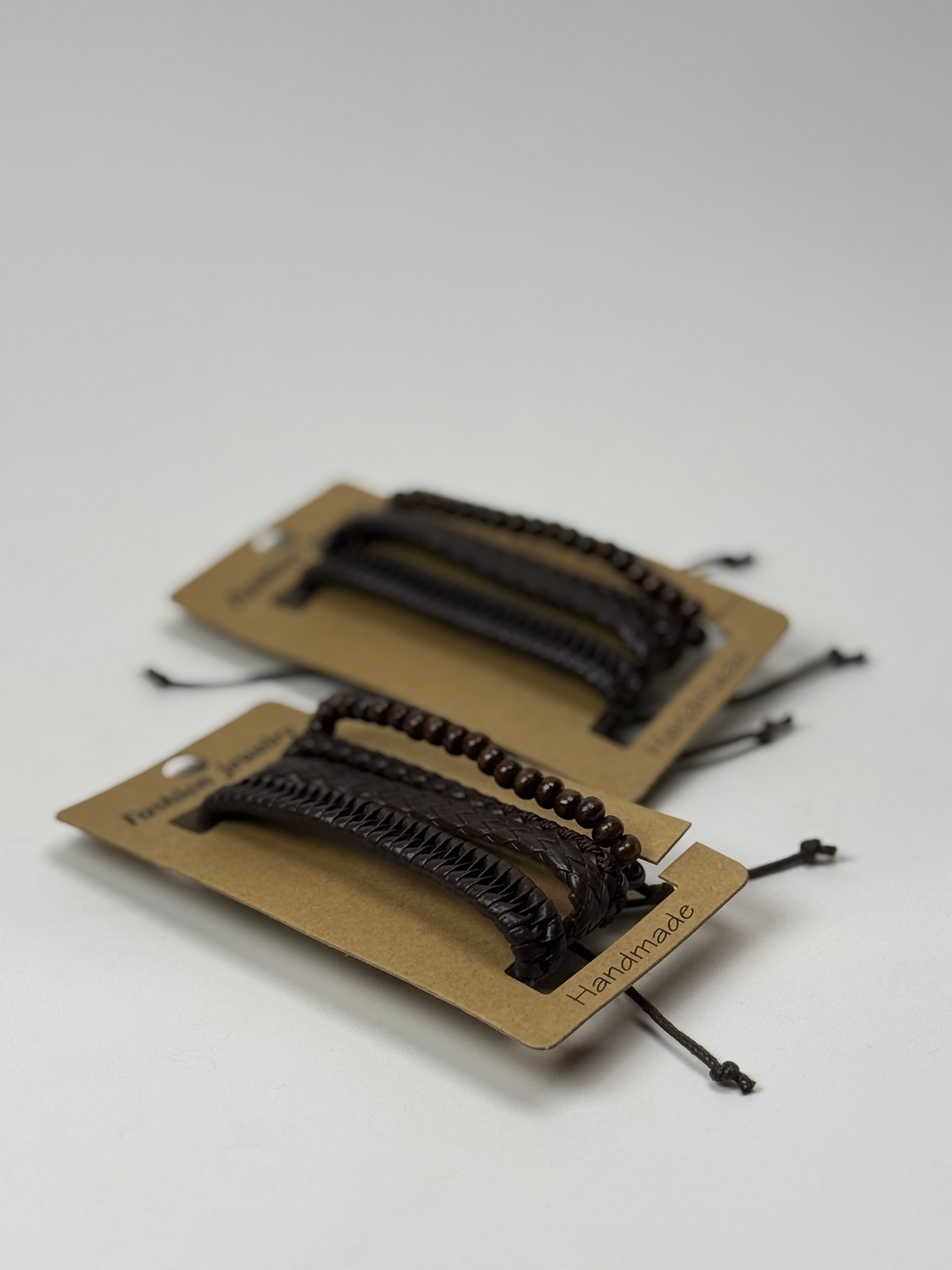 Boho Leather Bracelet Set GenVogue