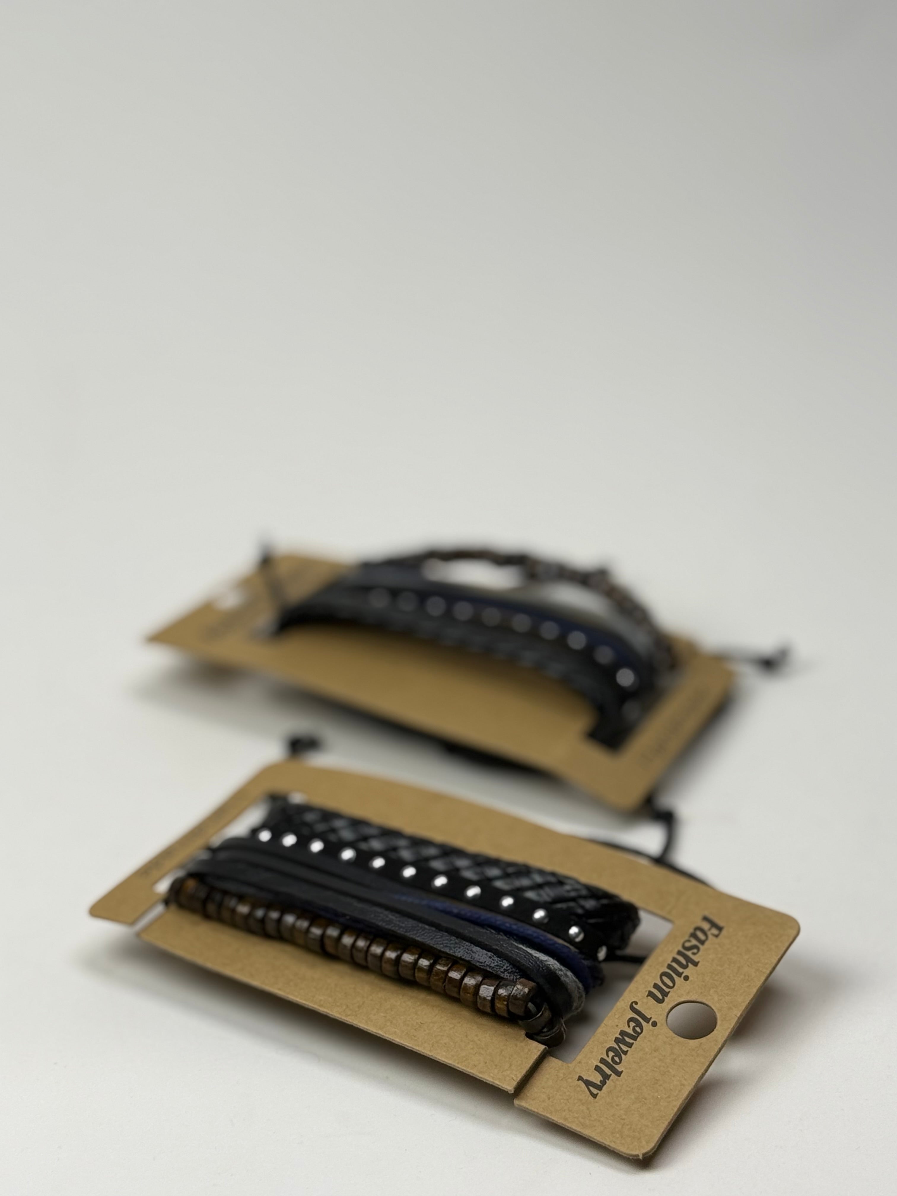 Boho Leather Bracelet Set GenVogue